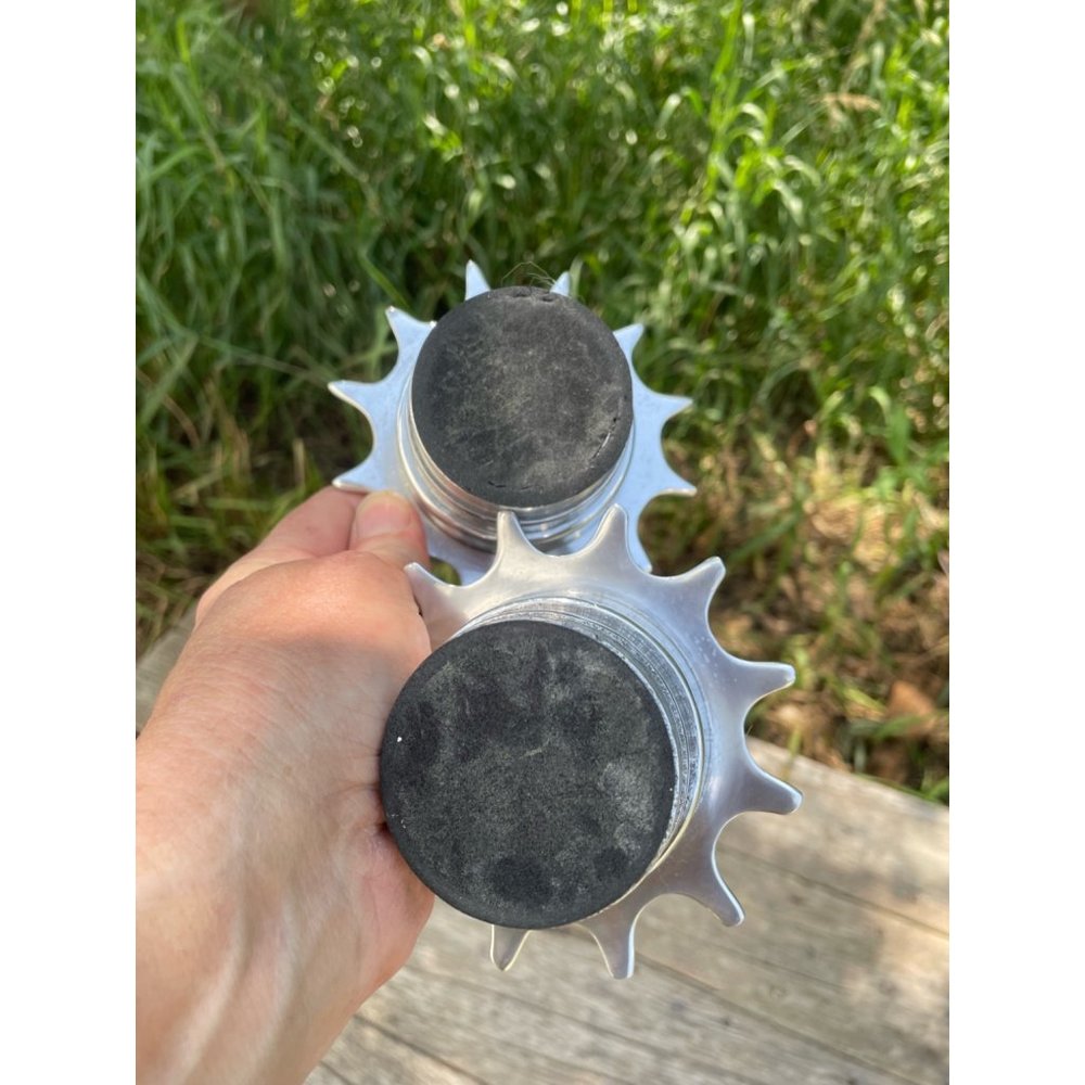 Vintage Metal Candle Votive holders Industrial Sprocket Gears - Picture 10 of 14